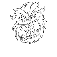 Valomonsteri monster valomonsteri monsterlux Sticker