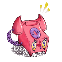 Phone Hello Sticker