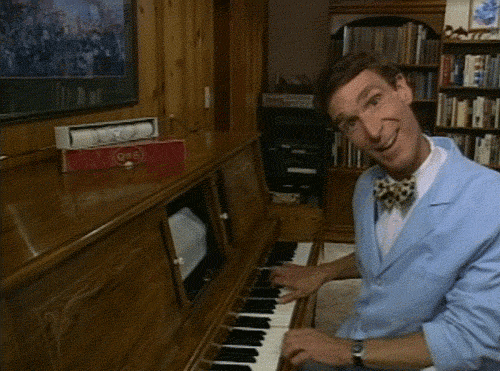 Bill Nye Piano GIF