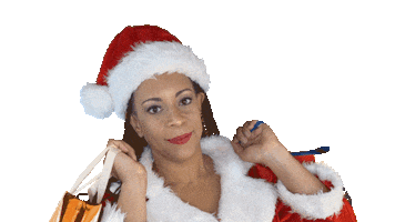 ComedianHollyLogan christmas merry christmas santa holidays Sticker