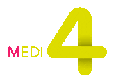 medi-4 logo medi4 Sticker