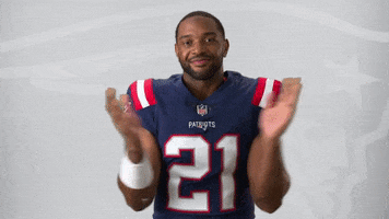 Adrian Phillips Applause GIF by New England Patriots