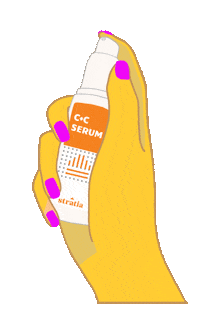 vitamin c serum Sticker by Stratia