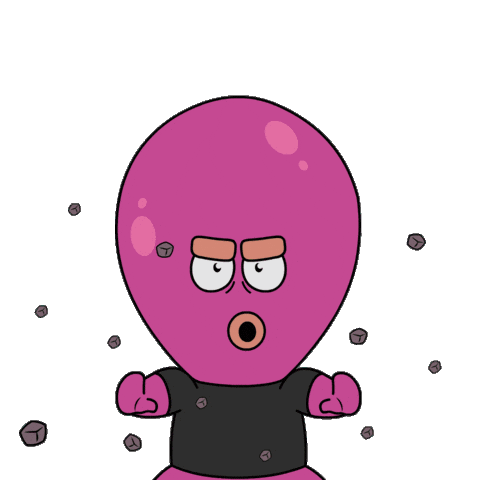 Angry Power Sticker by Octo Gaming