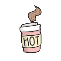 girl coffee Sticker by Giobi