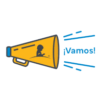 Megaphone Vamos Sticker by St Jude