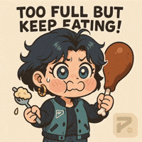 Overeating Mashed Potatoes GIF by Persona