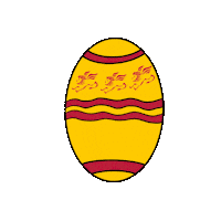 Easter Froheostern Sticker by Marina Di Venezia