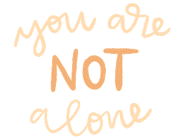 You Are Not Alone Love Sticker