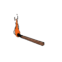 seana_illustrations fire light flame match Sticker