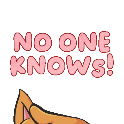 Slip Away No One Knows Sticker by VeeFriends