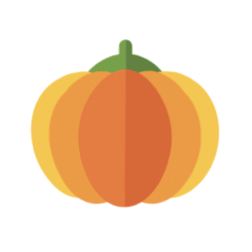 Gemuse Kürbis Sticker by Pumpkin Organics