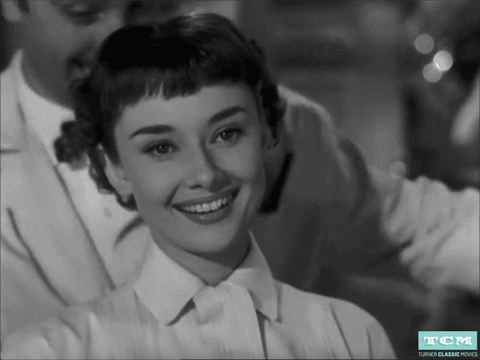 Audrey Hepburn Haircut GIF by Turner Classic Movies