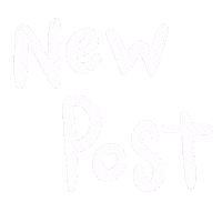 Post Lettered Sticker