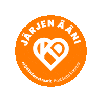 kristillisdemokraatit vaalit politiikka eduskuntavaalit kristdemokraterna Sticker