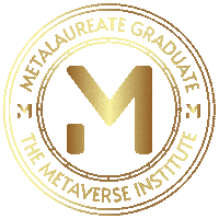 Blockchain Meta Sticker by TheMetaverseInstitute
