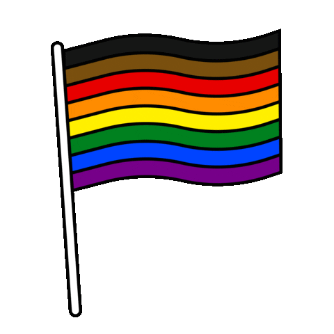 gelitries rainbow pride lgbt flag Sticker
