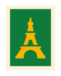 France Paris Sticker by Papier Tigre