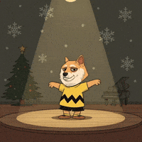 Performing Christmas Tree GIF by Doge Pound