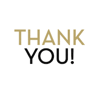 Thanks Thank You Sticker by Tabby Chique