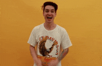Excited Brendon Urie GIF by BBC Radio 1