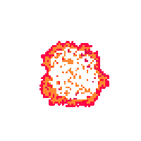 Fire Explode Sticker by Originals