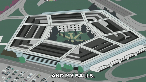pentagon approaching GIF by South Park 