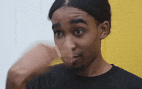 bakery-agency reaction hot awkward spicy GIF