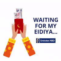 Eid Al Fitr Money GIF by EmiratesNBD