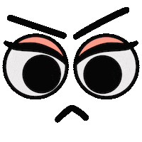 Angry Eyes Sticker by Demic