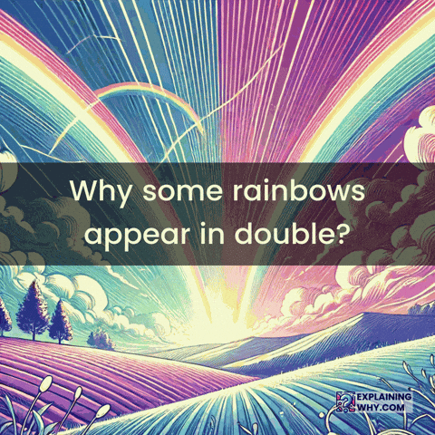 Double Rainbow Light Refraction GIF by ExplainingWhy.com