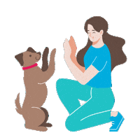 Dog Hund Sticker by Deutsche Familienversicherung