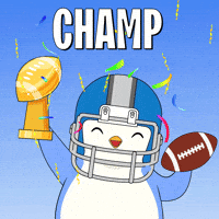 Football Win GIF by Pudgy Penguins