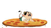 Pizza Time Sticker by NETFLIX