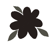 Flower Noir Sticker by ThePaiz