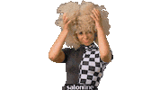 Black Power Hair Sticker by Salon Line