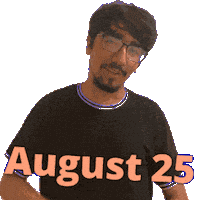 August 25Th Sticker