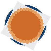 Pumpkin Pie Eating Sticker