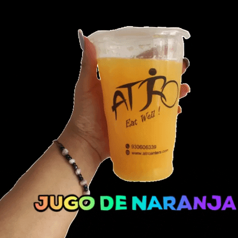 atrcenters giphygifmaker atr eat well jugo de naranja GIF