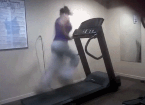 run treadmill GIF