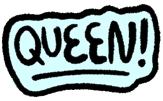 Queen Royalty Sticker by Jaclyn