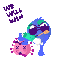 ManneNilsson coronavirus corona stayhome vaccine Sticker