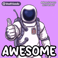 Astronaut Thumbs Up GIF by VeeFriends