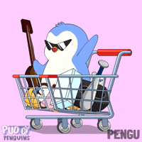 Add To Cart Black Friday GIF by Pudgy Penguins