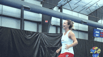 celebration hug GIF by Kansas Athletics