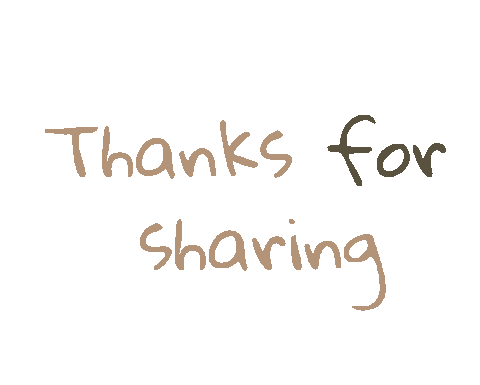 Thanks For Sharing Sticker