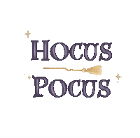 Colourshade halloween magic witch hocus pocus Sticker