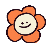 Happy Flower Sticker
