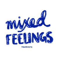 Doodleobong doodles mixed feelings mixedfeelings doodleobong Sticker
