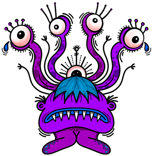 Monster Sticker by RARO